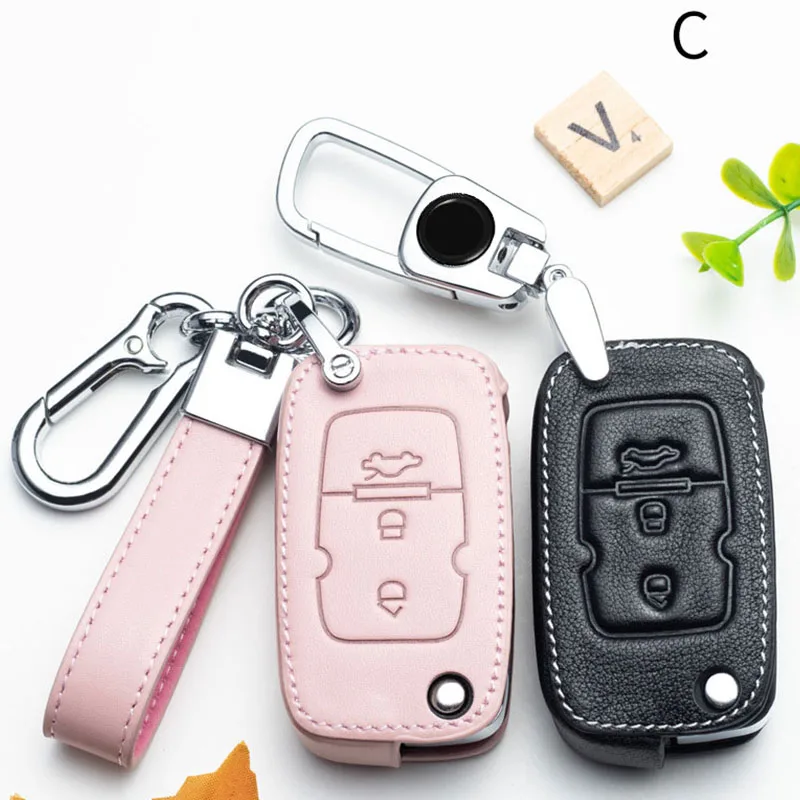 

Кожаный чехол для автомобильных ключей для Geely Emgrand 7, EC7, EC715, EC718, Geely Emgrand 7-RV EC7-RV, EC715-RV, EC718-RV