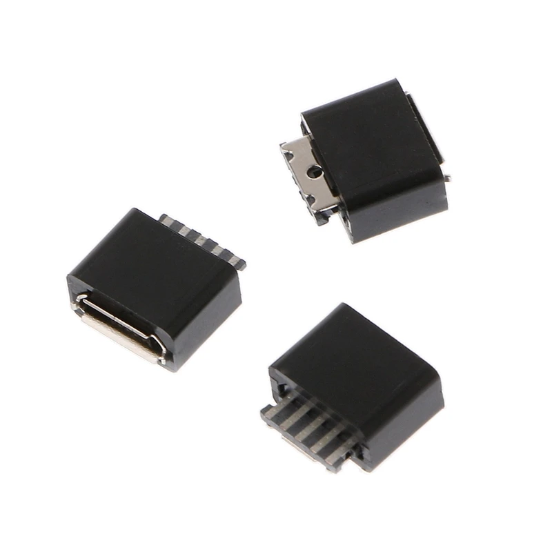 2020 Новый 10 шт DIY Micro USB 5 Pin гнездовой разъем комплект припой сварочный