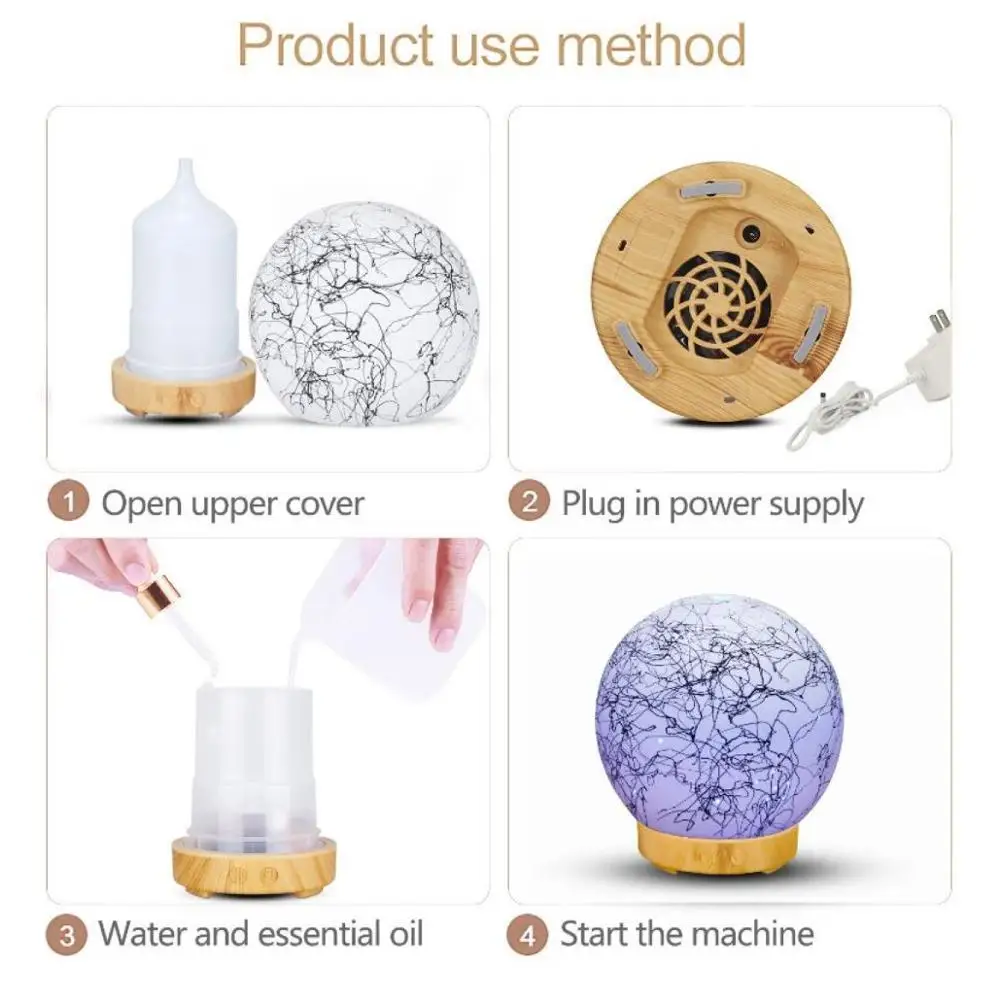 100 мл портативный керамический увлажнитель воздуха Ароматический диффузор