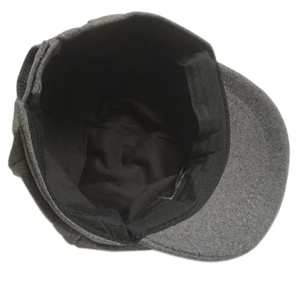 Детский светлый берет головной убор восьмиугольный шапка в стиле ретро детская