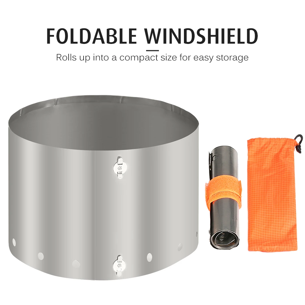 Lixada 4 шт. набор посуды для кемпинга из титана с 550 мл кружка воды складная