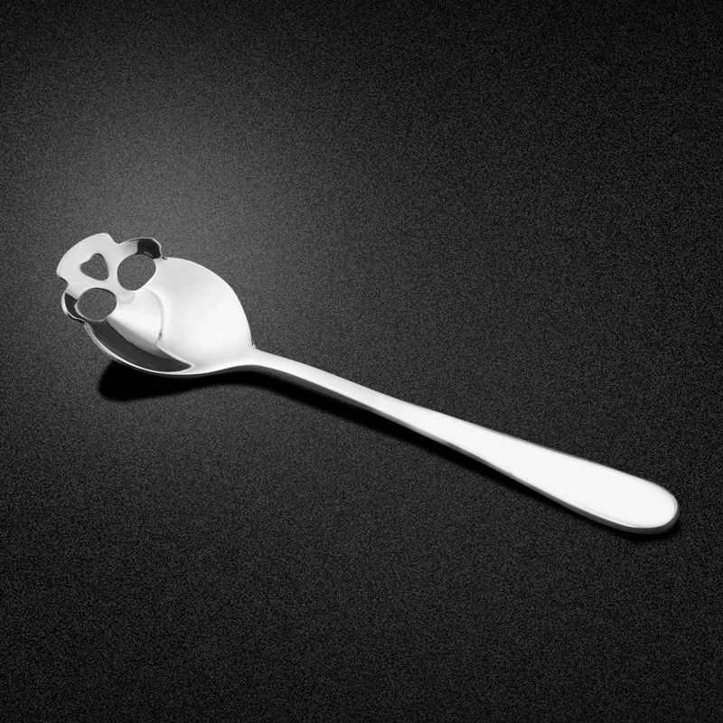 Десертная кофейная ложка для мороженого из нержавеющей стали леденцов в форме