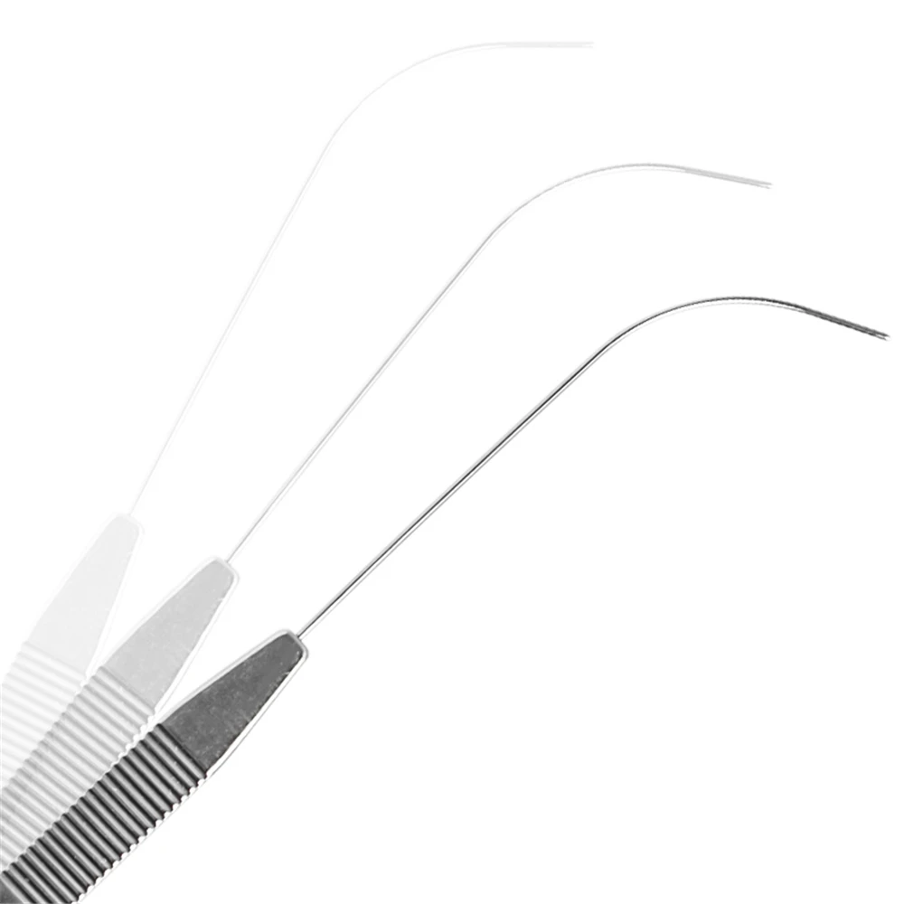 Зонд для глаз зонд пластина век пинцет полового пуха двойных пластиковый