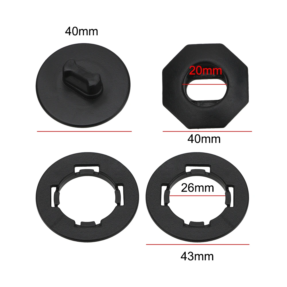 

LEEPEE 4 Pcs/Set Universal Car Floor Mat Clips Anti-Slip Holders Auto Carpet Fixing Grips Clamps Car Interior Accessories