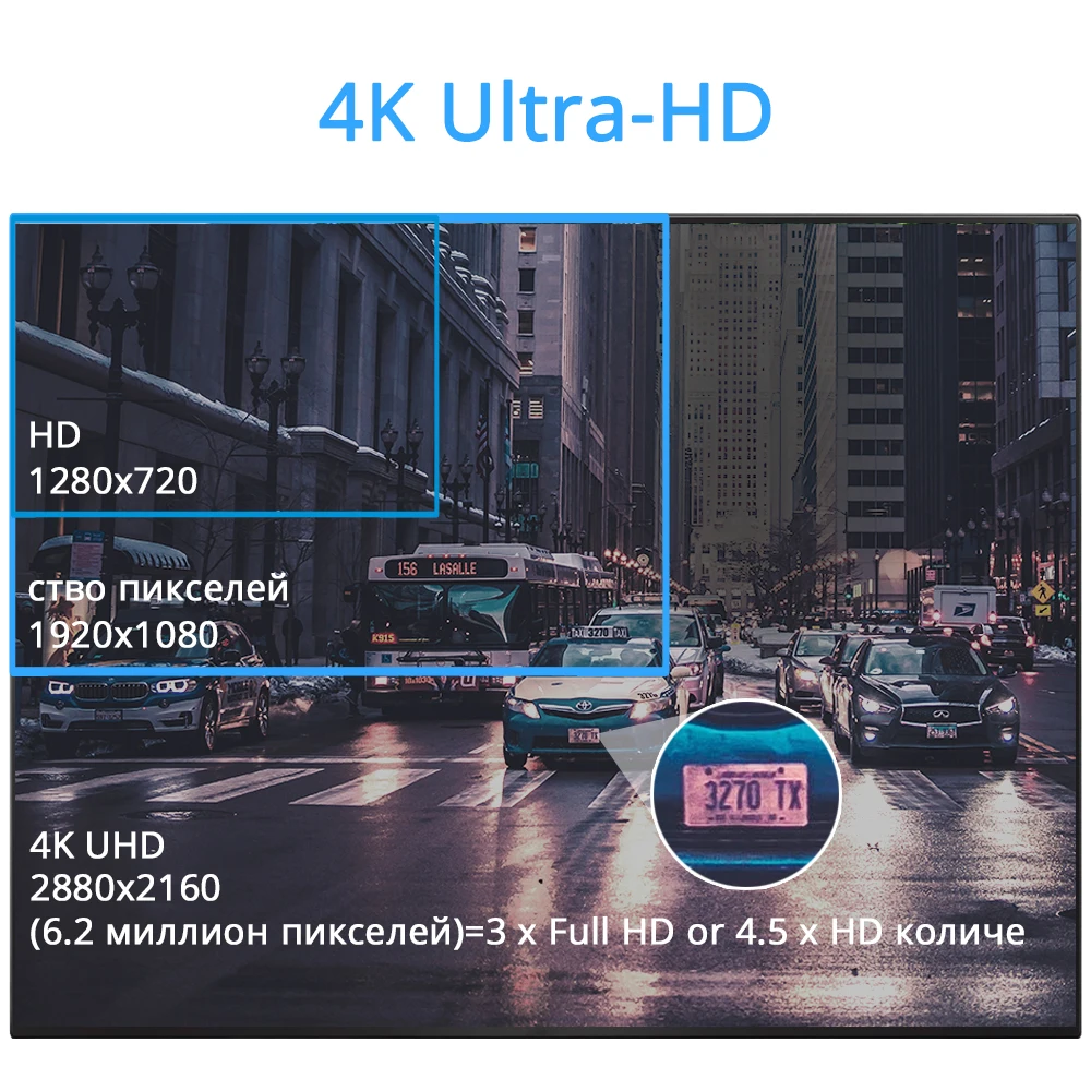 AZDOME GS63H автомобильный тире Cam 4 К HD автокамера 170 градусов широкий угол обзора с gps WiFi g-сенсор петля запись Парковка Мониторинг