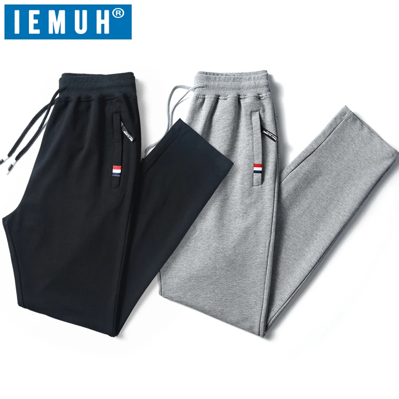 IEMUH мужские спортивные штаны для бега на открытом воздухе бегуны прямые