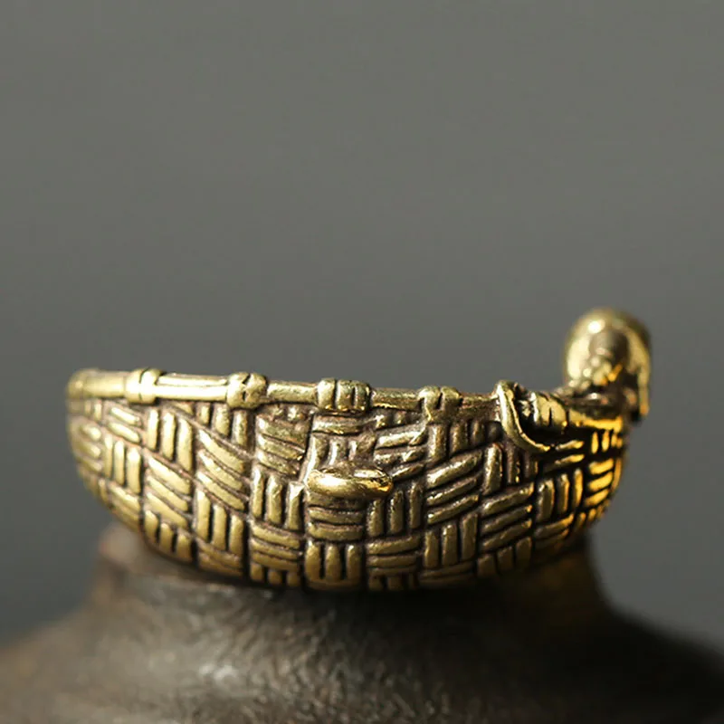 Винтажные медные забавные Подвески в виде пылесборника мыши кукурузы богатства