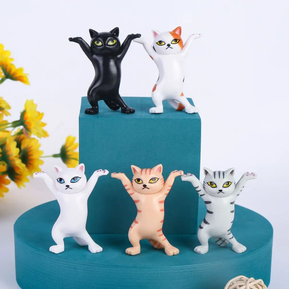 

Cartoon Cat Doll Pen Holder Cute Doll Car Ornament Tabletop Decoration Lovely Cat Ornament Tabletop Supplies
