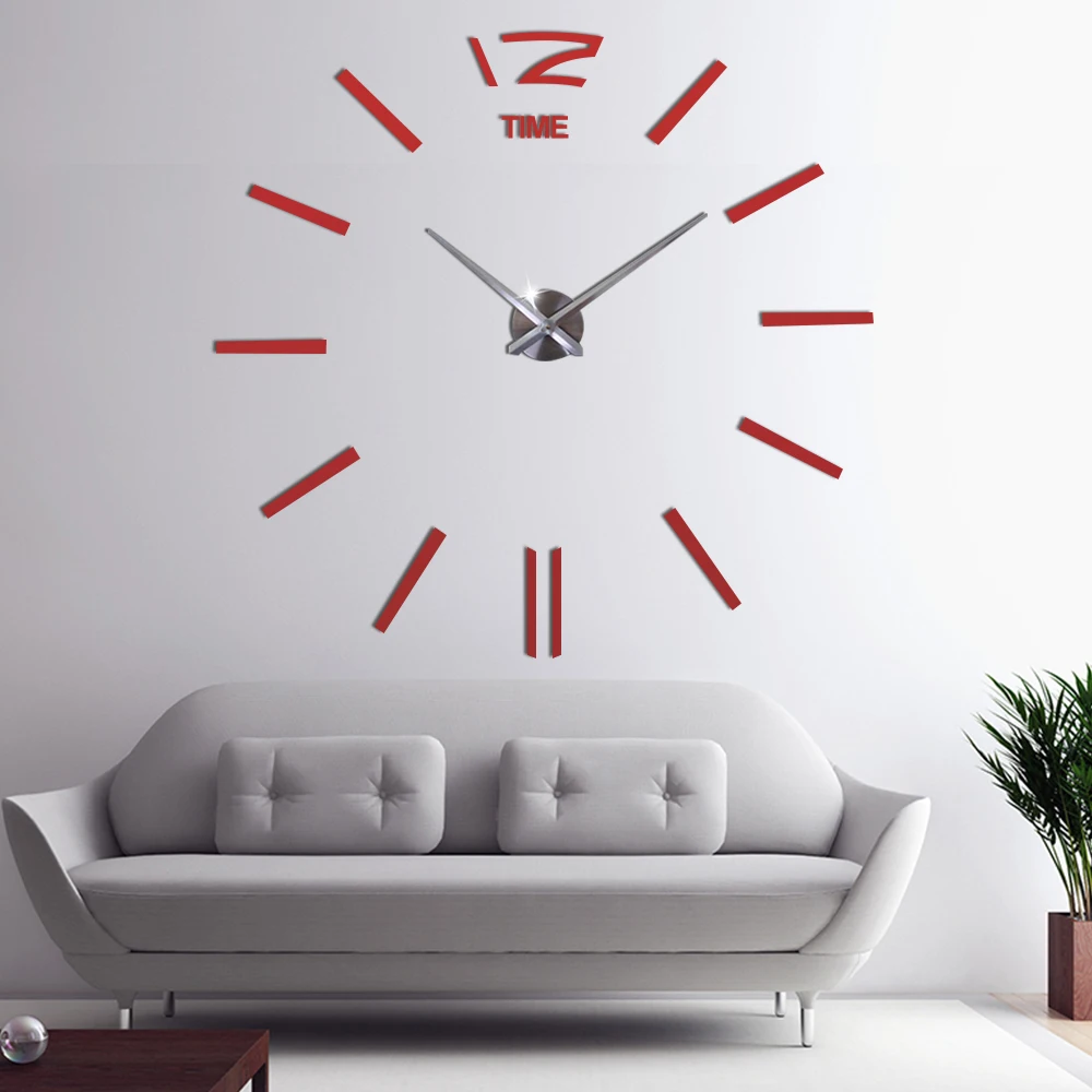 3D настенные часы &quotсделай сам&quot современный дизайн декоративные большие для