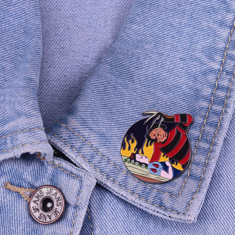 LT1108 забавная эмалированная заколка для лацкана в стиле Хэллоуина значок одежды