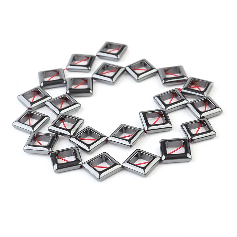 _ Бусины ручной работы ожерелье браслет ювелирные изделия из гематита