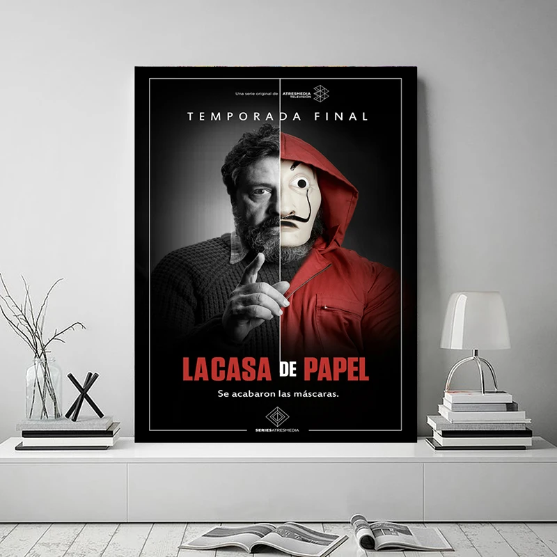 Постеры La casa de papel 3 ТВ кино художественный постер для гостиной стены спальни