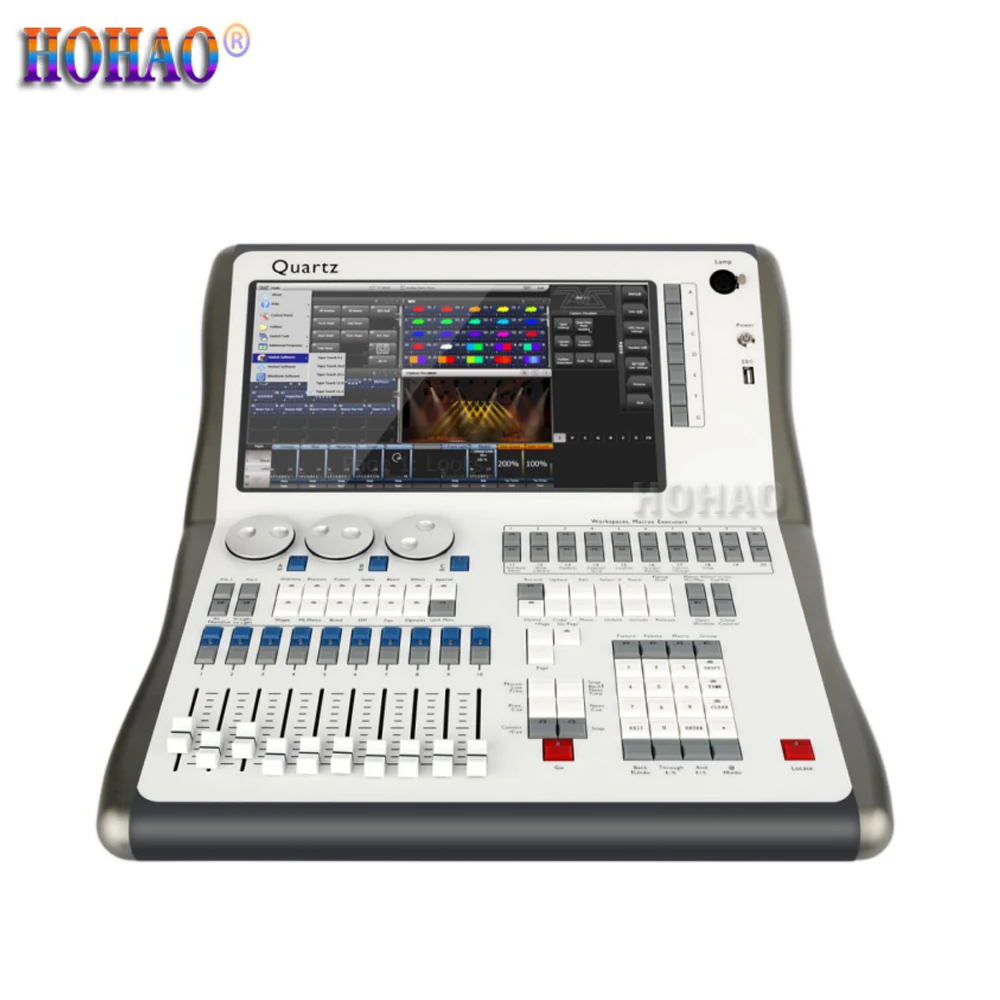 

MINI Quartz 14.1 Inch screen Dj Controller For Moving Head Beam Light 9.1 10.0 10.1 11.0 11.1 system Free Switching Elite Vers
