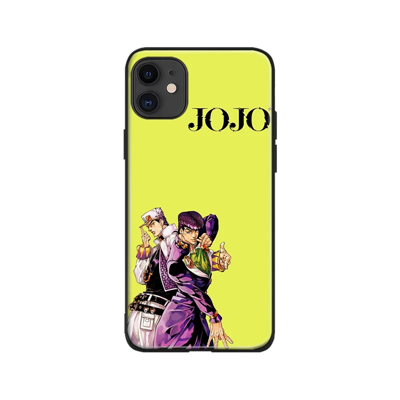 Мягкий силиконовый чехол для телефона Jotaro Kujo Josuke Higashikata JoJo's iPhone SE 6 6s 7 8 Plus X XR XS 11