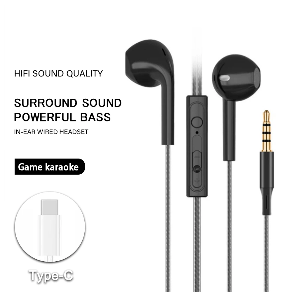 Стерео Бас Наушники Hi-Fi наушники свободные руки музыка проводные 3 5 мм разъем