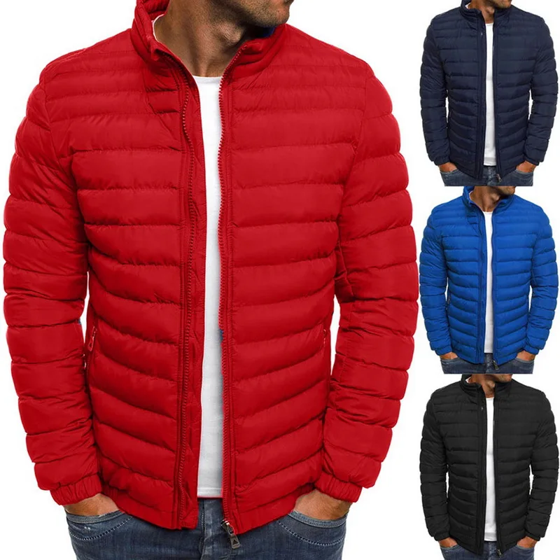Мужская парка с длинным рукавом, Roupas Masculinas, одежда, топы, новая модная Осенняя мужская одежда, зимняя куртка со стоячим воротником, пальто