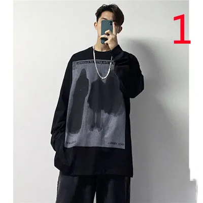 

2021 summer new men's short-sleeved trendy brand T-shirt clothes Korean style trendy