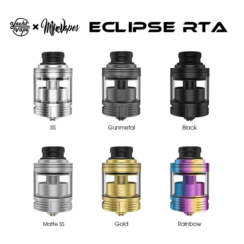 Оригинальный бак для вейпа Yachtvape X Mike Vapes Eclipse RTA 2 0 мл/3 5 мл 24 мм атомайзер с верхним