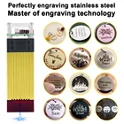 Лазерная головка с фиксированным фокусом 40 Вт, технология сжатия пятен, модуль TTL сисветильник 450 нм для лазера DIY инструмент для гравировки по дереву