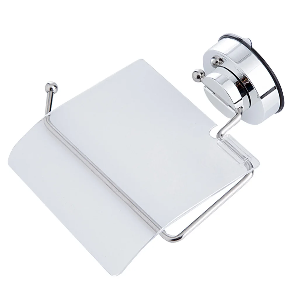 

1Pc Stainless Holder Waterproof Tissue Rack Suction Cup Napkin Box