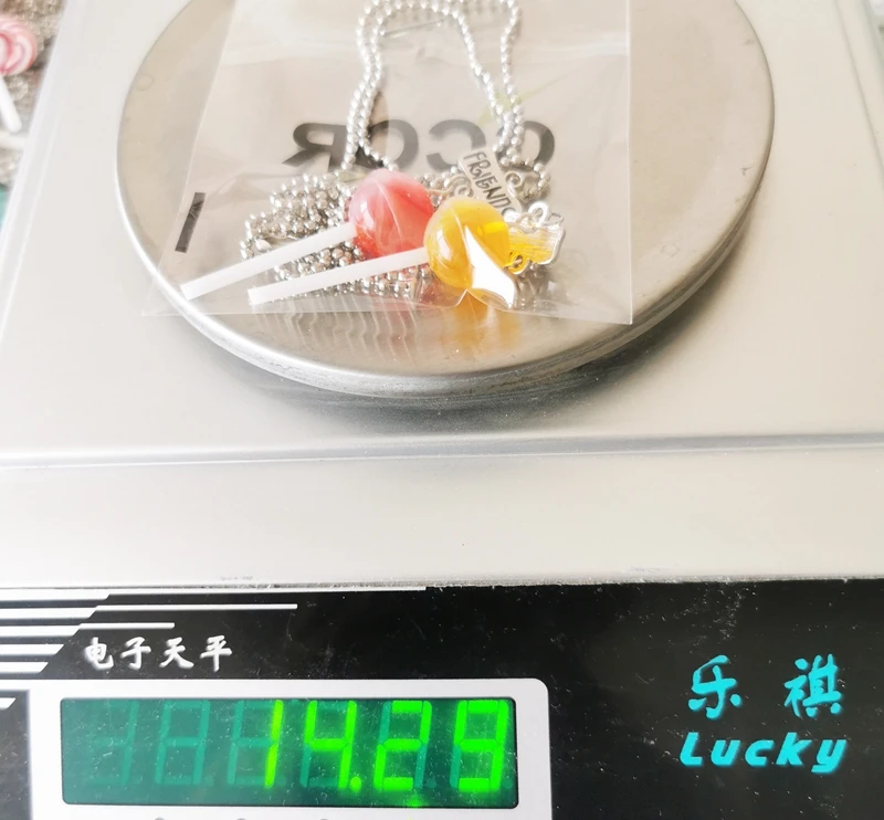 Ожерелье лучшие друзья из прозрачной смолы 2 шт./компл. ожерелье в виде леденца