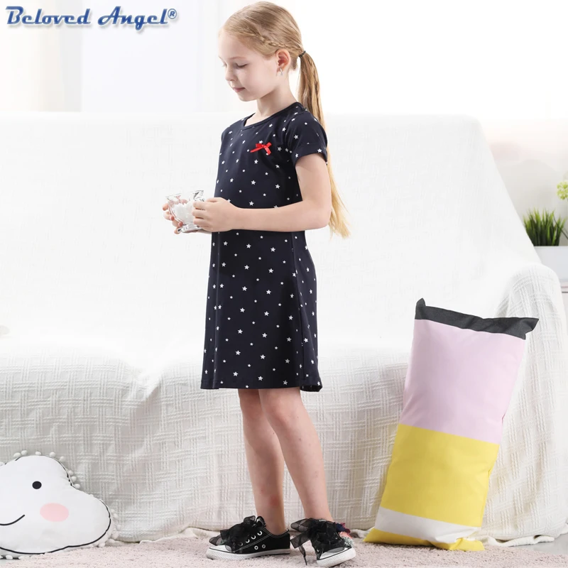 

Beloved Angel Girls Summer Dress Baby Girl Clothes Vestidos Party Kids Dresses Girls Costume Princess Dress Children Clothing
