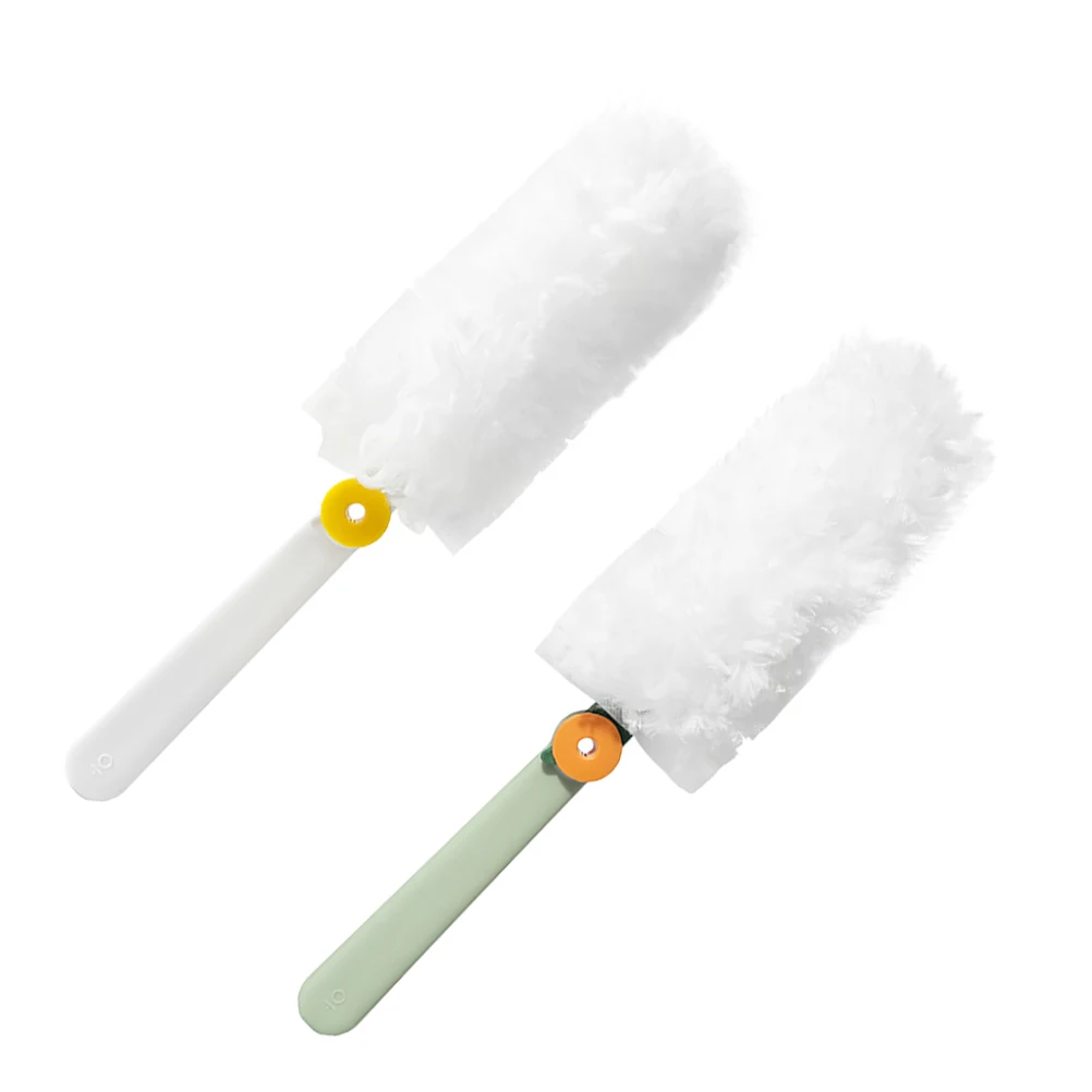 

2pcs Useful Durable Practical Microfiber Dust Sweepers Dusting Brushes Household Dusters for Shop