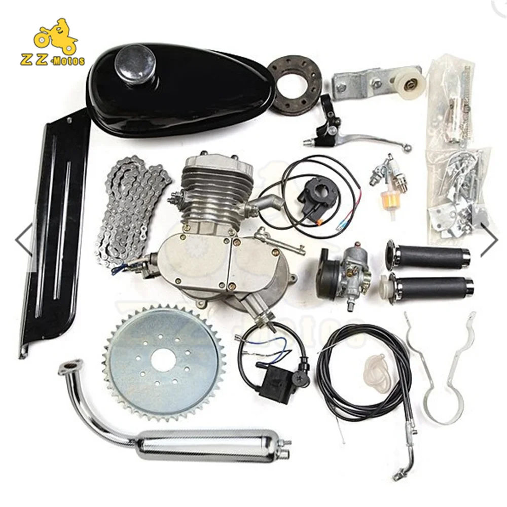 DIY 80cc 2 Stroke Engine Motor Complete Kits Set For GAS MOTORIZED Cycle Bike Bicycle Motorcycle | Автомобили и мотоциклы