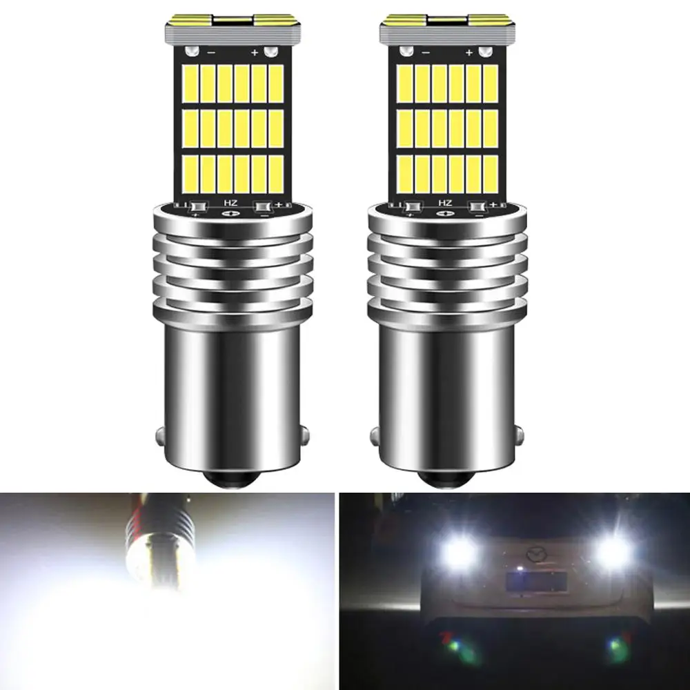 2 шт. автомобисветодиодный светодиодные лампы 1156 BA15S P21W R5W 45 s 12 В DC|Сигнальная