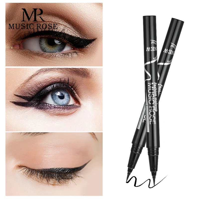 MUSIC ROSE женский новый черный жидкий Водостойкий карандаш для подводки глаз Макияж