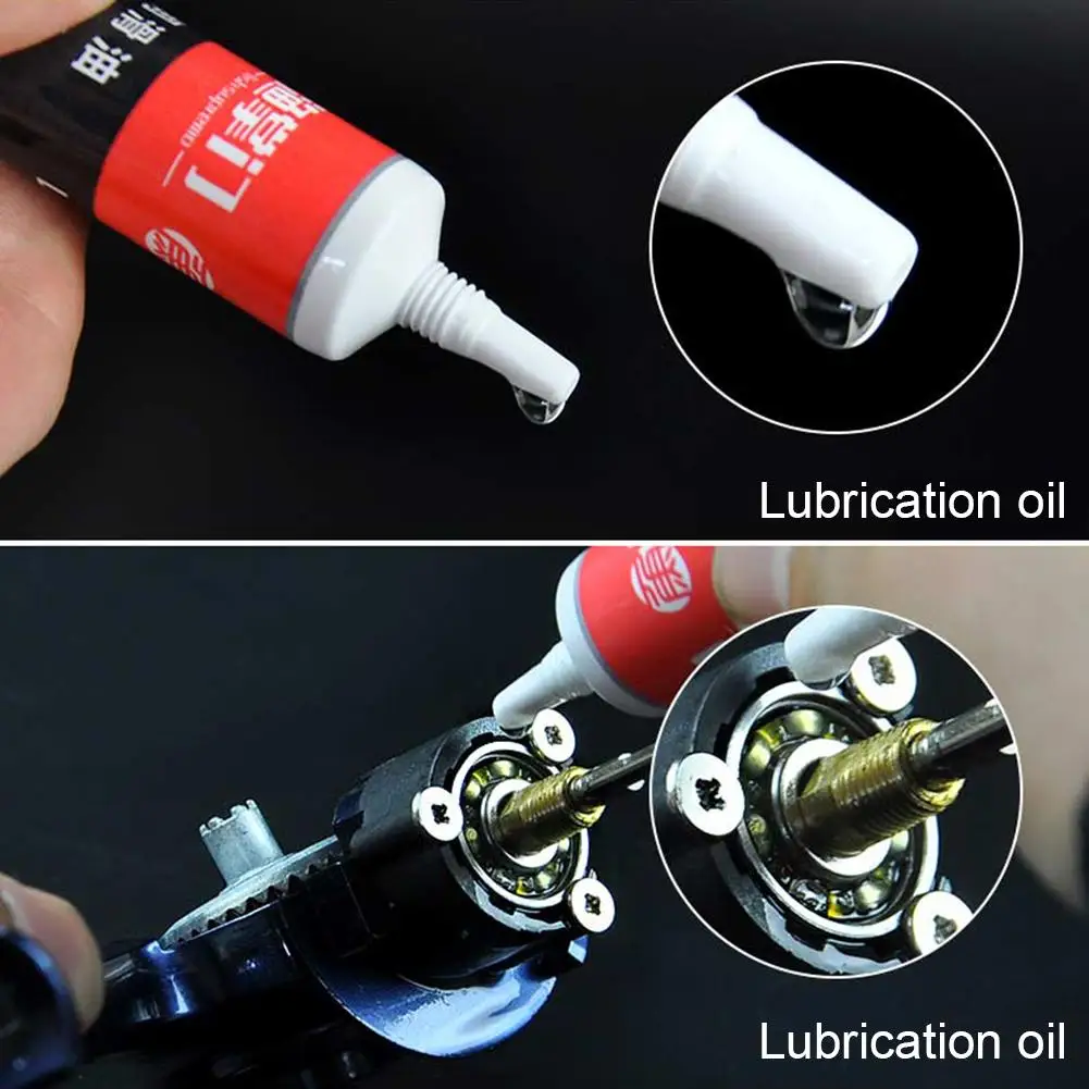 Fishing Reel Special Lubricant Oil Grease Noise Abrasion Reducing Waterproof for Drum Wheel Spinning Bearing | Спорт и развлечения