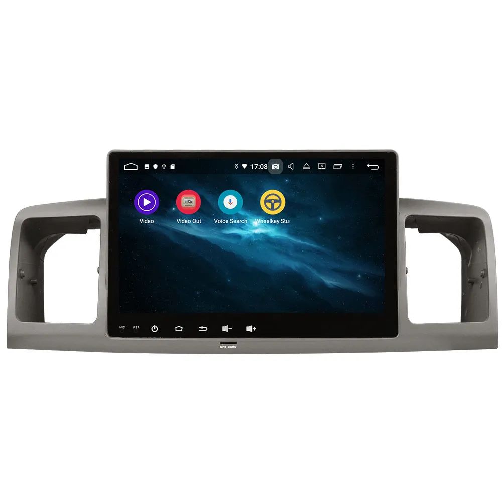 Android 2001 DSP автомобильный радиоприемник с навигацией GPS плеер для Toyota Corolla