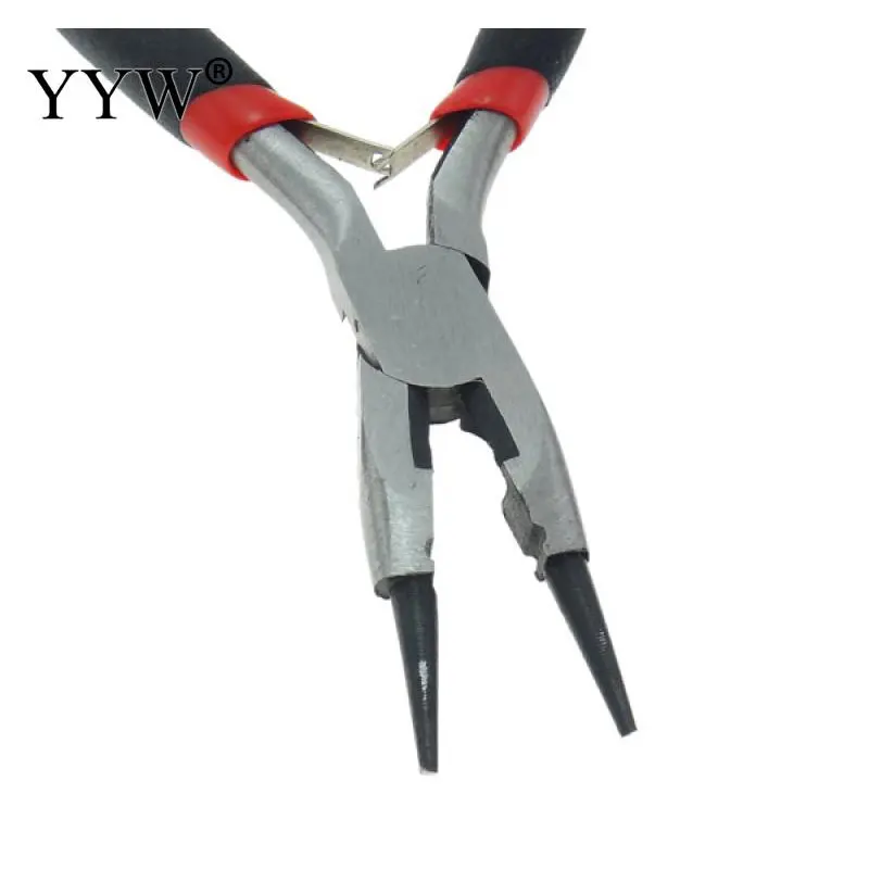 Jewelry Pliers Ferronickel black Rubber Needle Round Nose Cut Wire Making nickel &amp cadmium free 67.5x123x9.5mm |