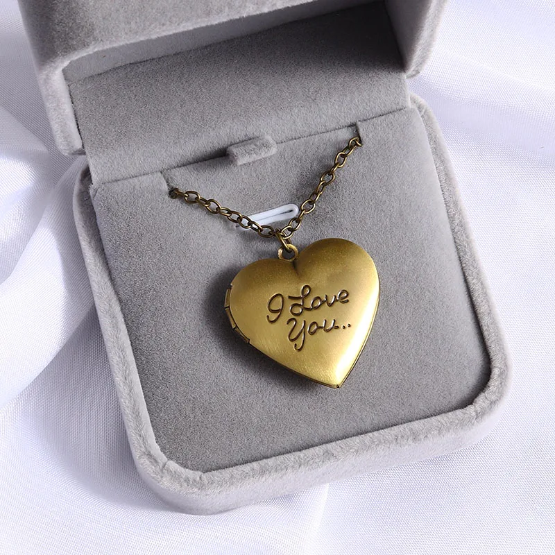 6 цветов я люблю тебя резная искусственная кожа секретное сообщение медальон