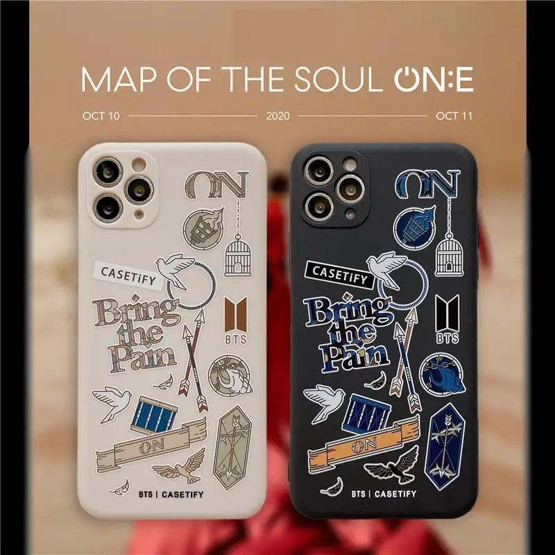 

Korean style soft Case For iPhone 11 12 Pro Max mini 7 8 Plus XR X XS MAX se silicone phone Cover fashion label fundas capa