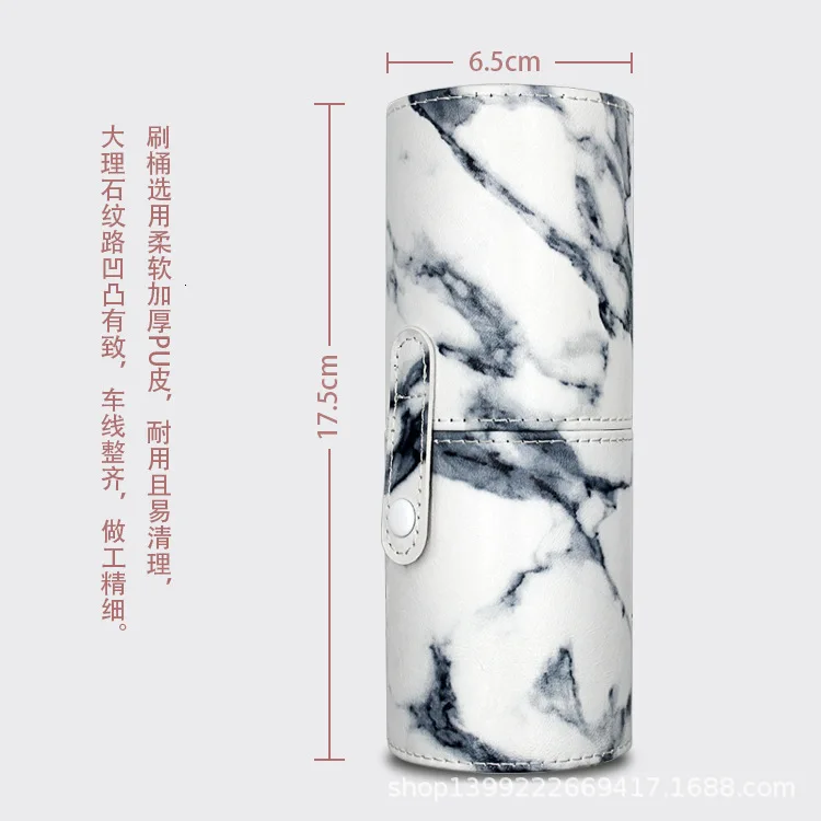 10 шт. Женская мраморная текстура Мраморная ручка кисть для теней румян пудры