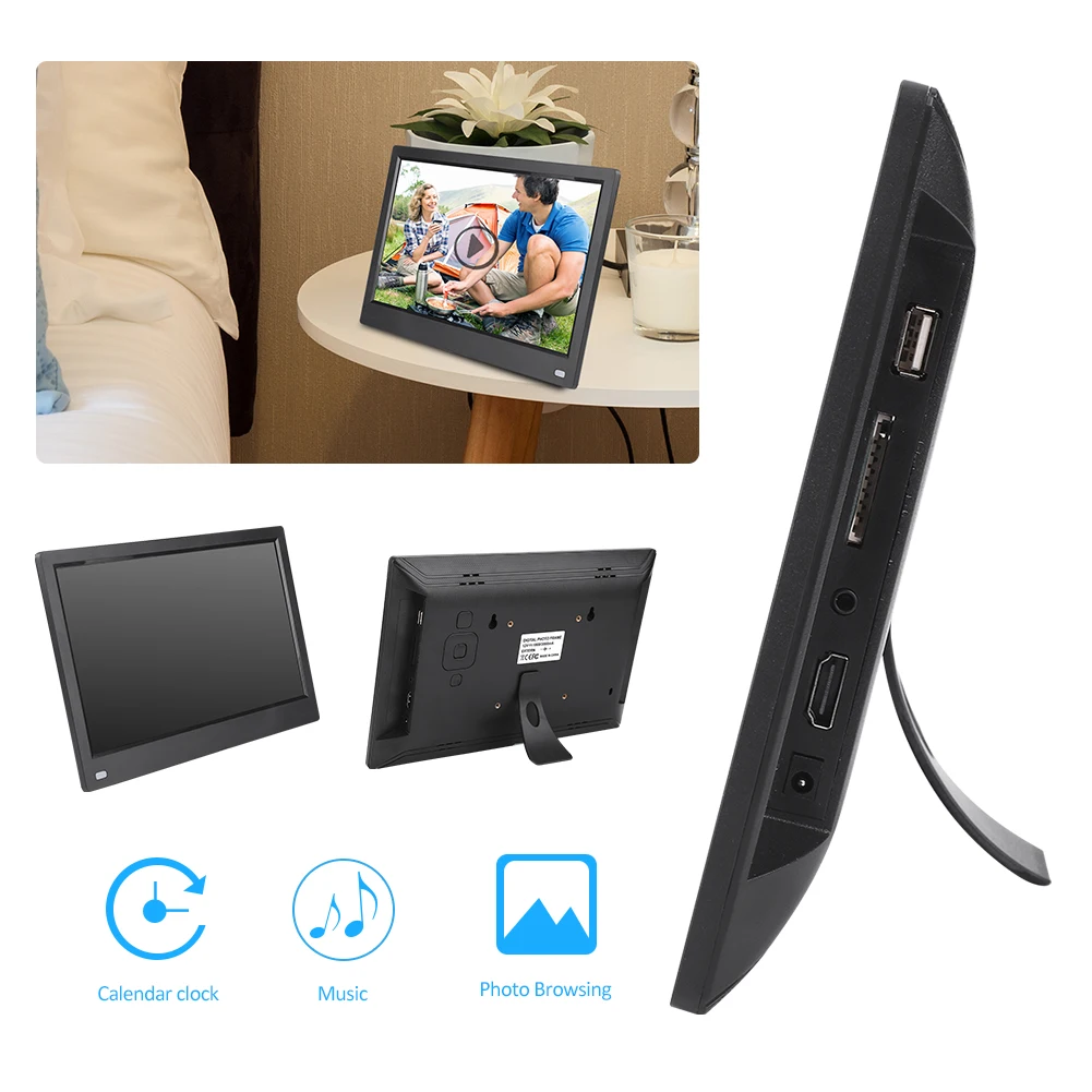 Портативная цифровая рамка для фотоальбома HD 11 6 дюйма видео музыкальный плеер с