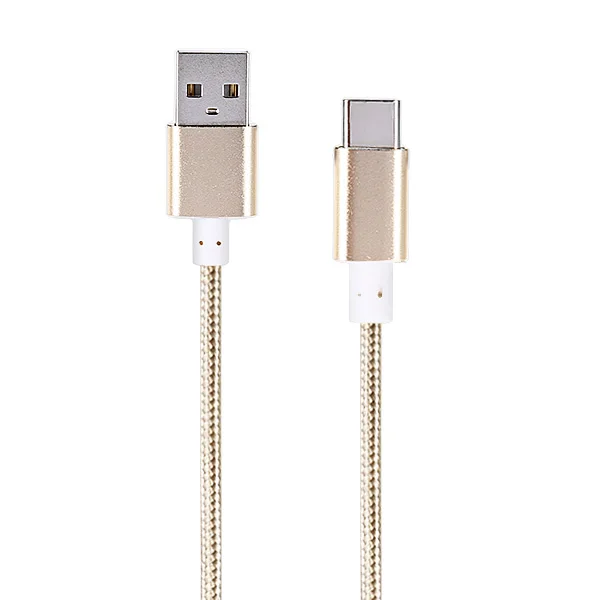 3 м нейлоновый плетеный кабель USB 2 0 Type C для синхронизации данных и зарядки|Шлейфы