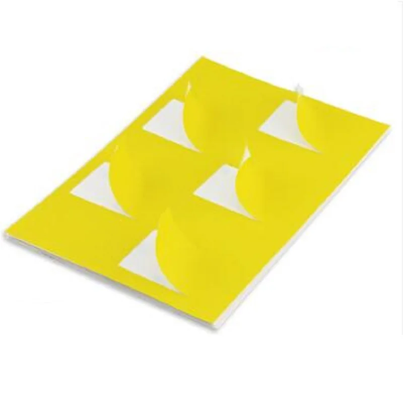 50 Sheet  Yellow A4 210mmx297mm matte Printer paper white self adhesive sticker paper for office For Laser Inkjet Printer