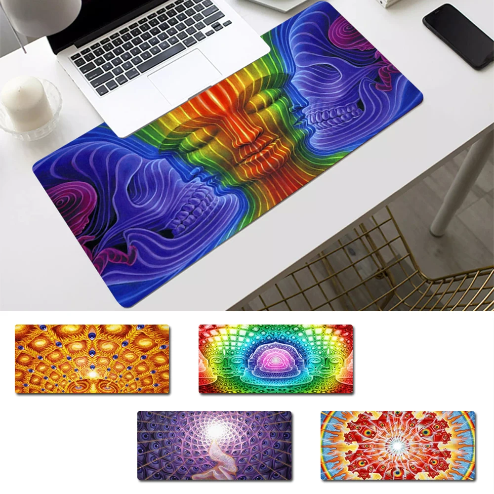 

Wholesale Alex Grey Mouse Pad Gamer Keyboard Maus Pad Desk Mouse Mat Game Accessories For Overwatch