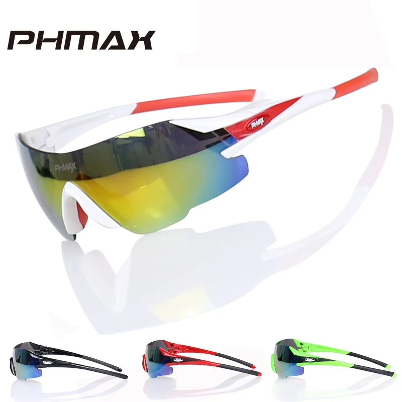 PHMAX бренд Ультралайт 23 г красочные спортивные солнцезащитные очки для велоспорта/очки для горного велосипеда/очки для езды на велосипеде очки для велоспорта