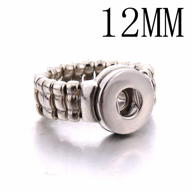 12mm-4 Новые ювелирные изделия клёпки со стразами кольцо 12 мм 18 мм DIY вечерние кольца пояс жизни кнопки кольца - Цвет основного камня: 12mm-4