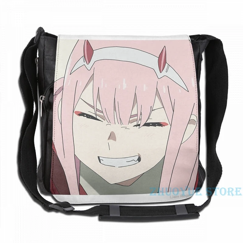 Забавный школьный рюкзак для мужчин и женщин с графическим принтом Zero Two Smile USB