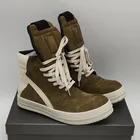 Кроссовки Rick Shoes Owens, высокие кроссовки, мужская обувь с оригинальной подошвой, мужская повседневная обувь, короткие ботинки