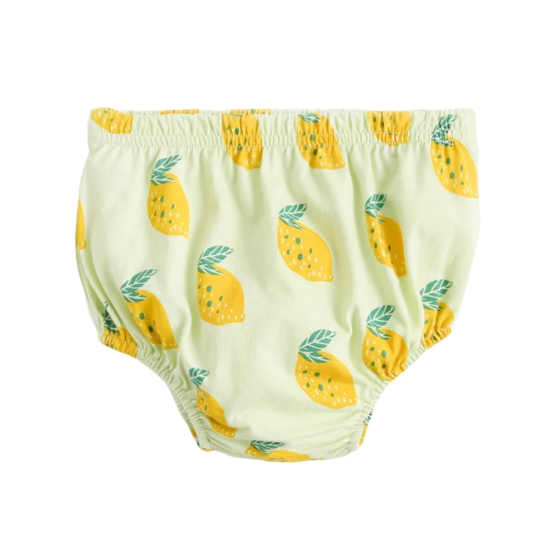 

Baby Girls Clothes Fruit Print Shirt +Triangle Shorts Set Bloomers Boys Pajamas Summer Infant Homewear Outfits 0-3Years