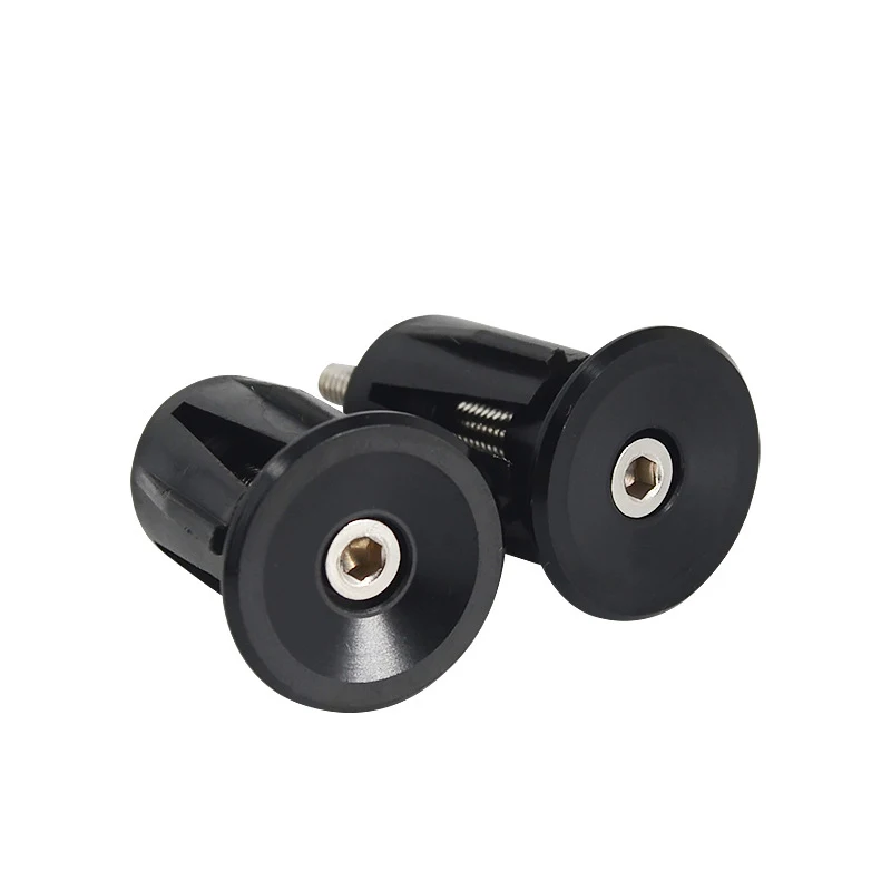 

1 Pair Bike Lightweight Bar End Plugs Aluminum Road MTB Bicycle Grip Anti-slip Firm Handlebar Caps Accessory Bike Bar End Plugs