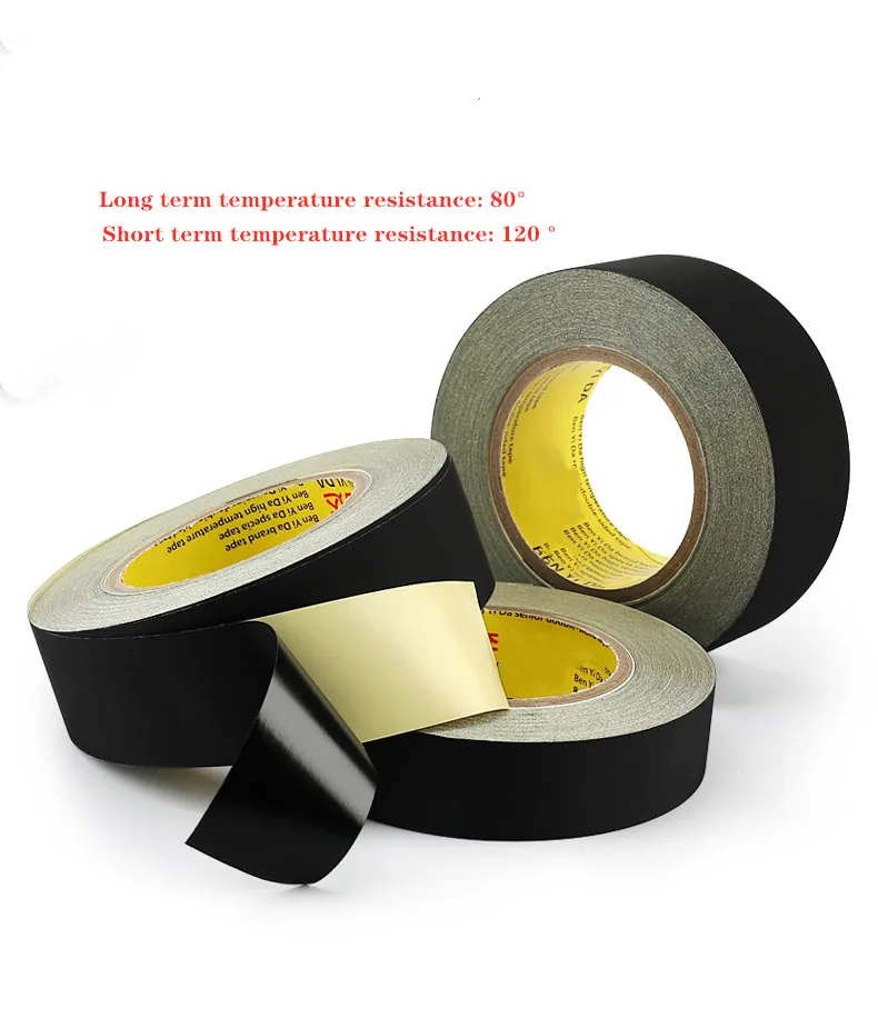 1 шт. чёрная ацетатная ткань 8-20 мм 30 м | Строительство и ремонт