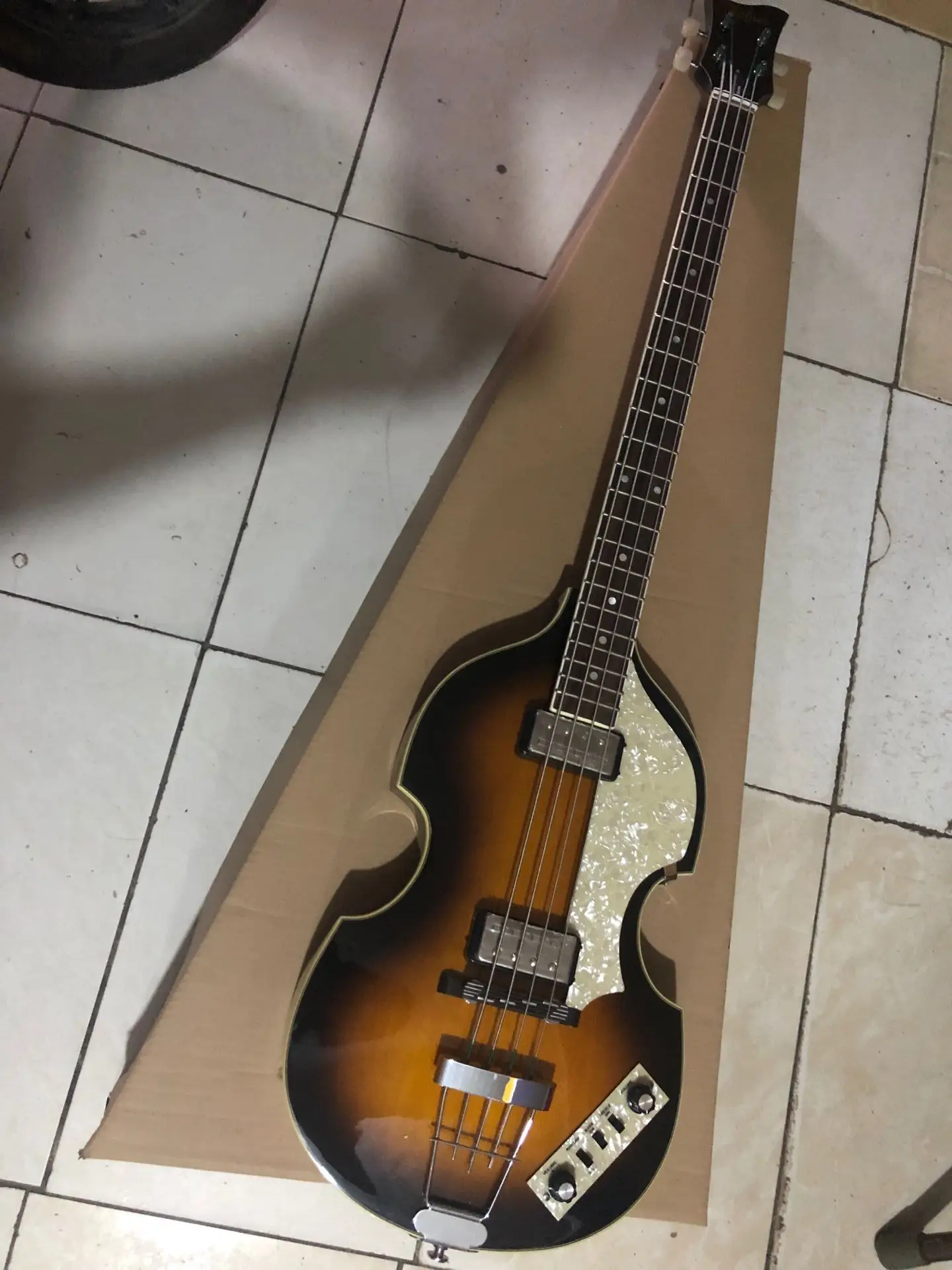 Бесплатная доставка 4 струны бас Hofner высокое качество заводской оригинальная