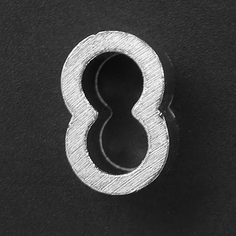 Алюминиевый рукав Swage 3/16 &quotзажим для троса Серебряный тон 20 шт|Кабельные зажимы| |