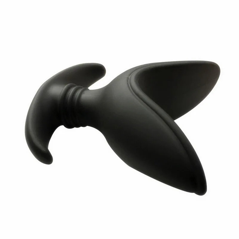 Мягкая силиконовая Анальная пробка с v-образным вырезом игрушка SM открытая
